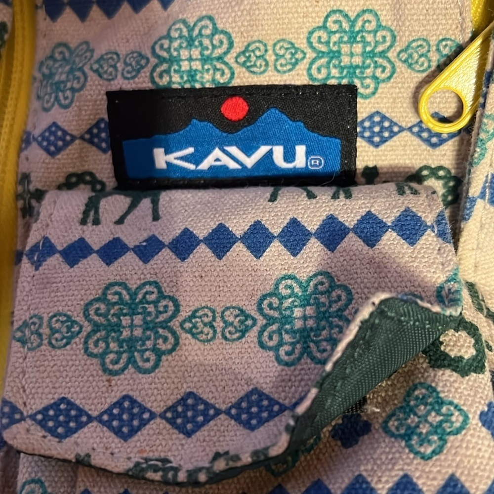 KAVU Original Rope Sling Bag Crossbody With Scandinavian Deer retired - Picture 3 of 7